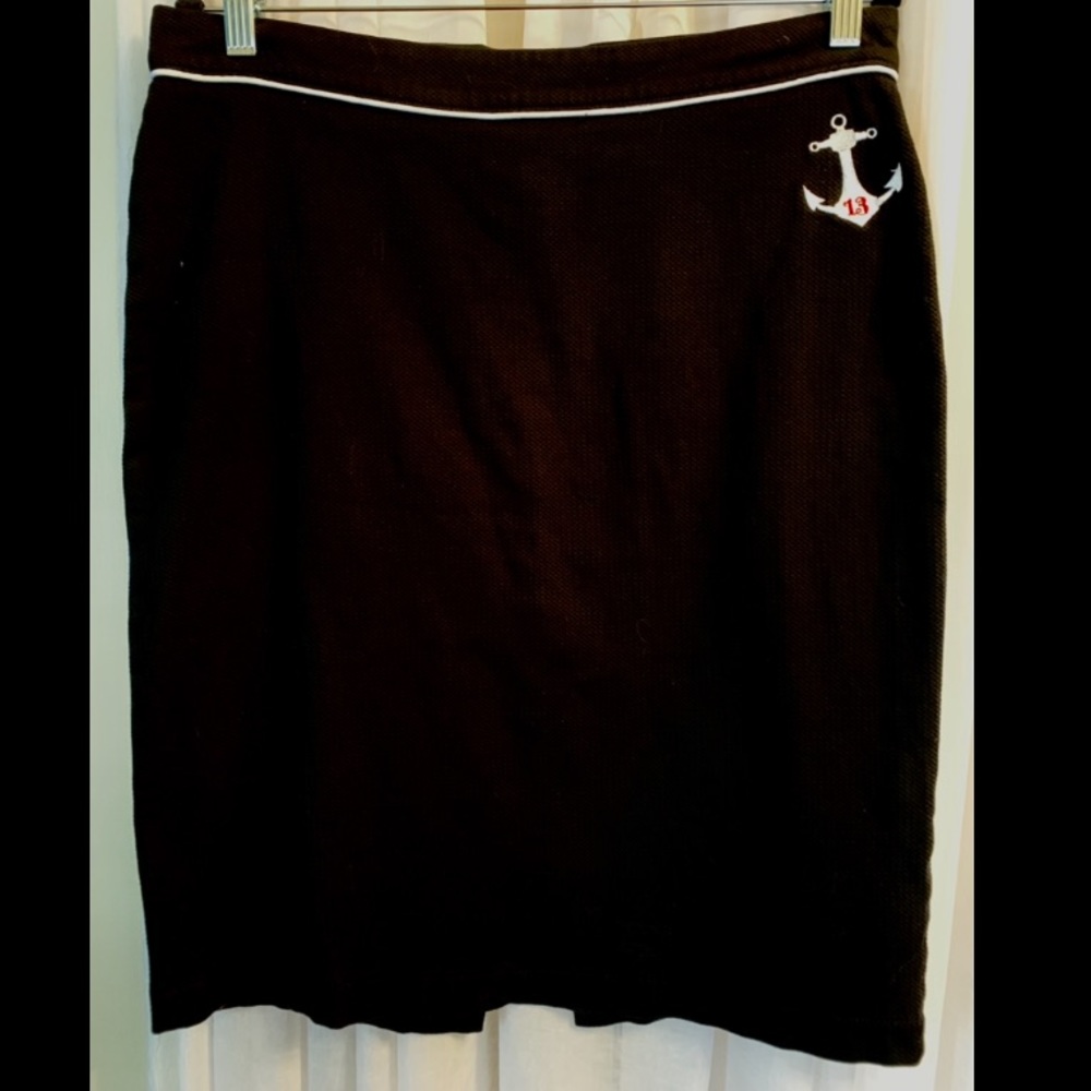 Lucky 13 classic vintage black pencil skirt